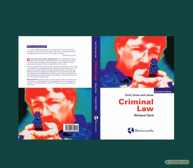 Law book jacket